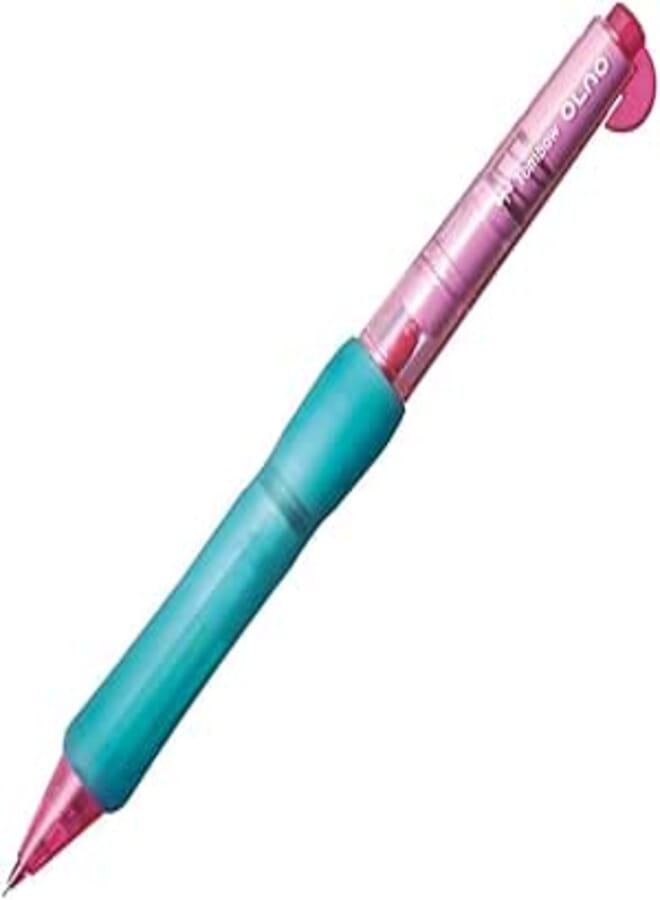 Tombow mechanical pencil 0.5mm pastel pink and green transparent